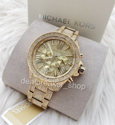 michael kors glitz watch gold
